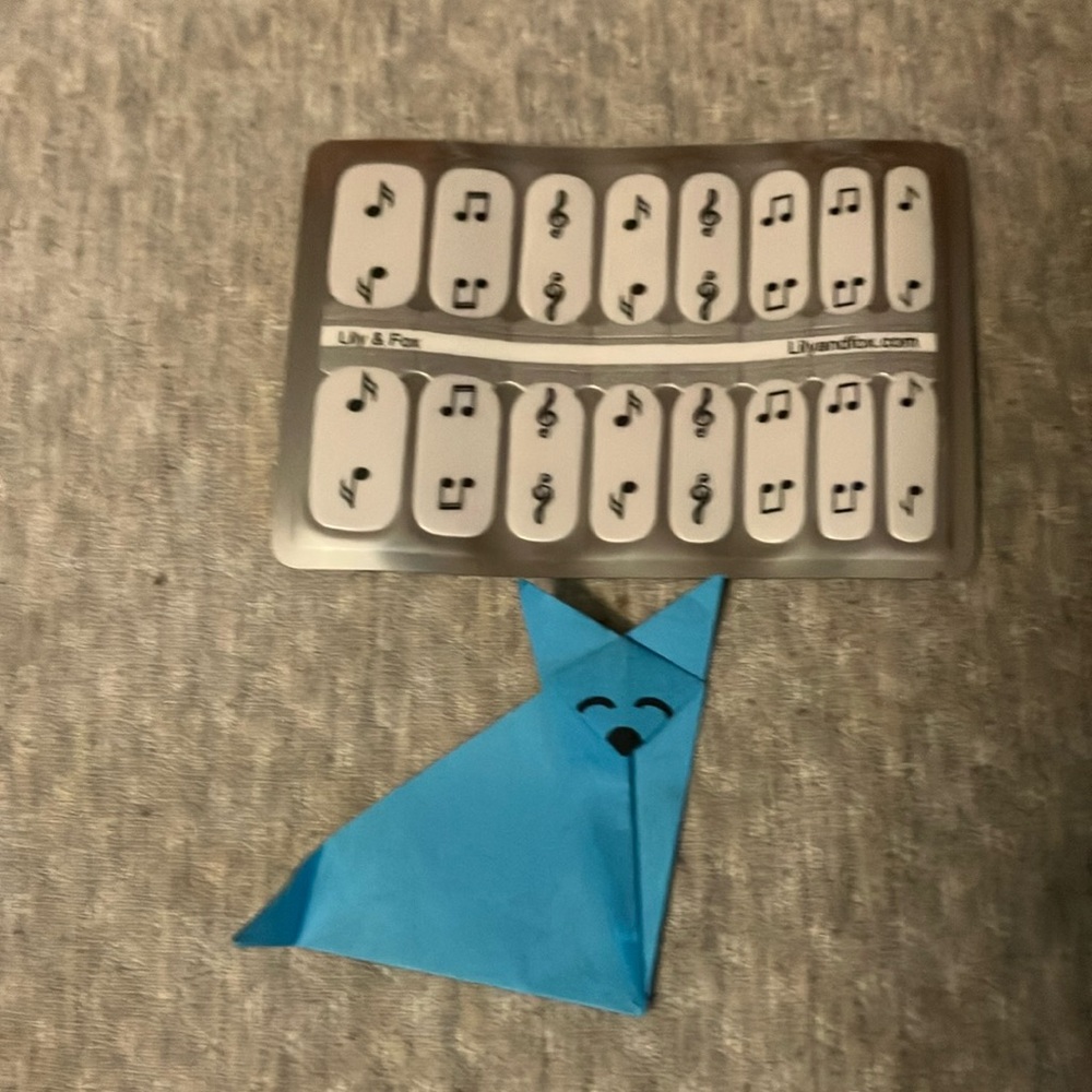 Lily and Fox Music Note Nail Wraps